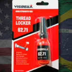 Trava Rosca Alto Torque Visbella A trava rosca alto torque Visbella foi desenvolvida para garantir fixação permanente de parafusos, porcas e pinos submetidos a altas vibrações, cargas mecânicas elevadas e variações térmicas. O produto atende com excelência às demandas de oficinas mecânicas, montadoras, indústrias e manutenção pesada, onde a segurança da fixação é essencial. Sua formulação em adesivo anaeróbico de alta resistência cura na ausência de oxigênio e em contato com metais, criando uma união rígida e durável. A trava rosca alto torque elimina afrouxamentos causados por vibração, impacto ou dilatação térmica, reduzindo falhas mecânicas e retrabalhos.