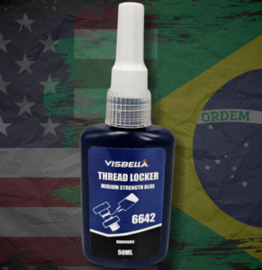 trava rosca médio torque automotivo Visbella adesivo anaeróbico médio torque para parafusos