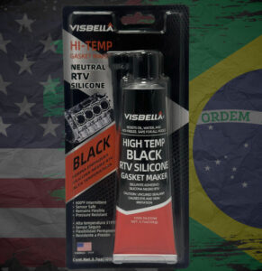 Silicone Preto Alta Temperatura Visbella O Silicone Preto Alta Temperatura Visbella é um selante silicone RTV monocomponente, desenvolvido para vedação confiável em aplicações automotivas e industriais submetidas a altas temperaturas, vibração e contato com óleo. Forma uma junta flexível, durável e resistente, substituindo juntas convencionais com eficiência, evitando vazamentos e reduzindo retrabalho.