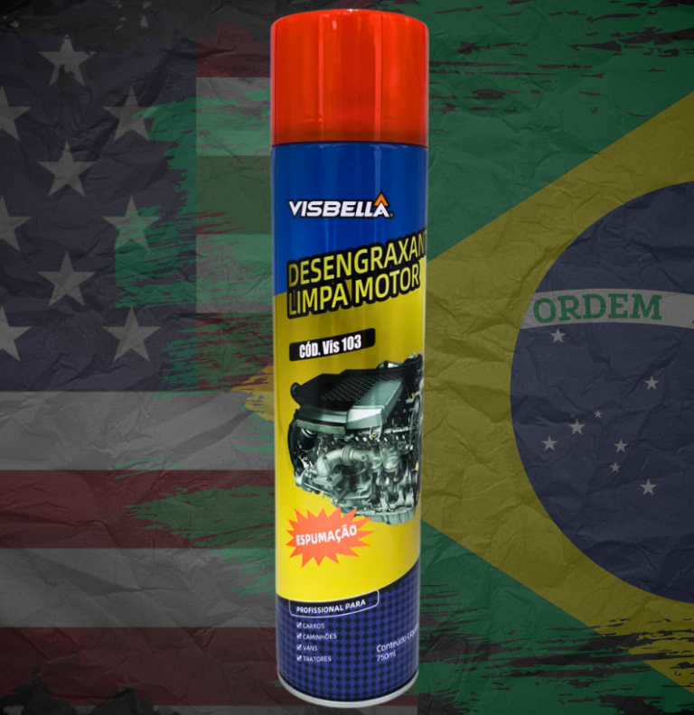 O Engine Degreaser Visbella é um desengraxante limpa motor de alta performance, desenvolvido para remover graxa, óleo e sujeiras pesadas com segurança e eficiência.