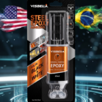 Epóxi Titanium bicomponente de alta resistência para reparos estruturais em metais, alumínio, aço, ferro, cerâmica e plástico rígido, com excelente aderência e resistência térmica.