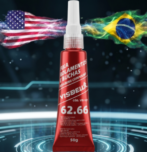 Fixador de rolamentos e buchas anaeróbico de alta resistência que elimina folgas, fixa componentes cilíndricos e protege contra vibração, desgaste e altas temperaturas.