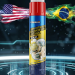 Limpa estofados em espuma ativa que remove manchas, sujeiras e gordura de tecidos, carpetes, painéis e superfícies laváveis, restaurando a aparência original com limpeza profunda.