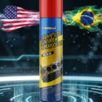 Selante de junta spray em cobre para motores que melhora a vedação, suporta altas temperaturas, evita vazamentos e aumenta a transferência térmica em juntas metálicas.